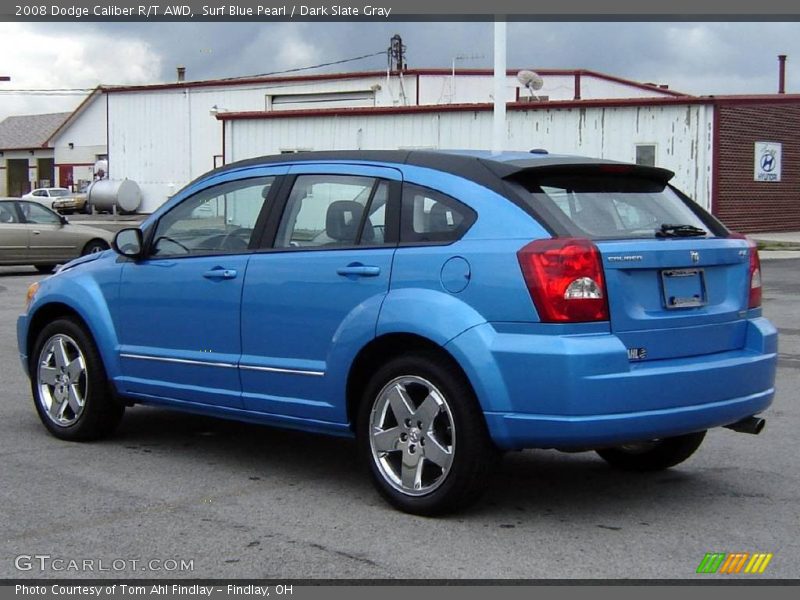 Surf Blue Pearl / Dark Slate Gray 2008 Dodge Caliber R/T AWD