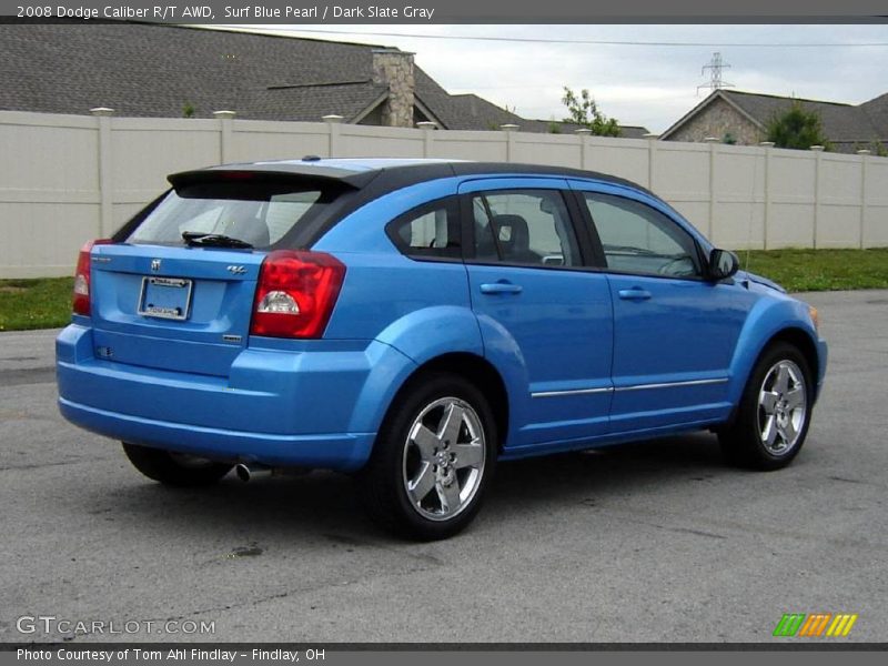 Surf Blue Pearl / Dark Slate Gray 2008 Dodge Caliber R/T AWD
