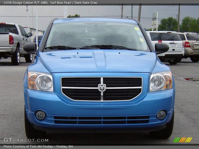 Surf Blue Pearl / Dark Slate Gray 2008 Dodge Caliber R/T AWD