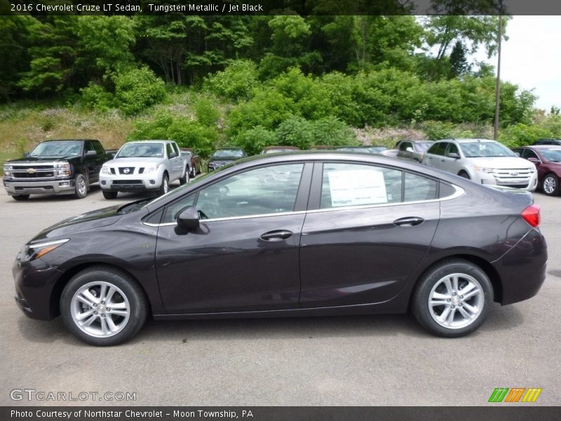 Tungsten Metallic / Jet Black 2016 Chevrolet Cruze LT Sedan