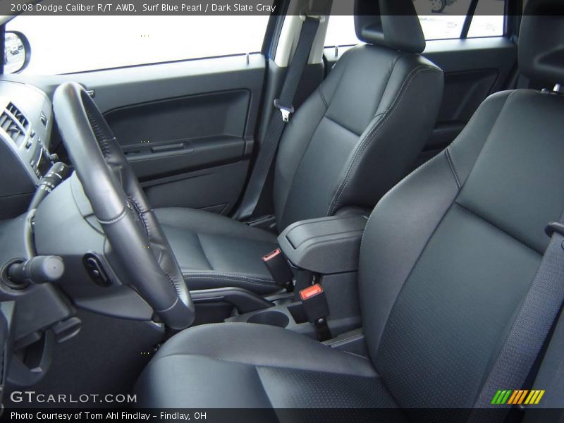 Surf Blue Pearl / Dark Slate Gray 2008 Dodge Caliber R/T AWD
