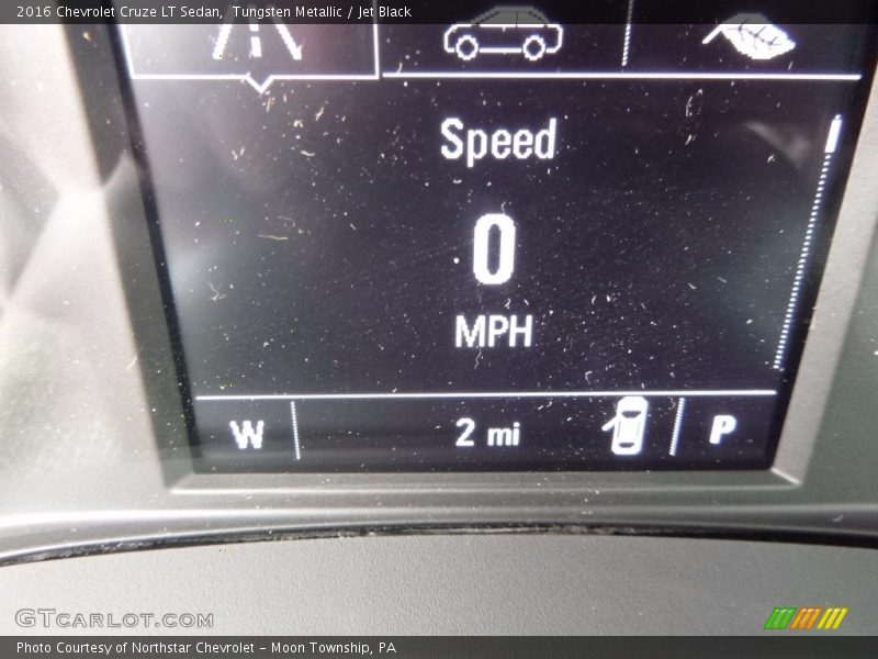 Tungsten Metallic / Jet Black 2016 Chevrolet Cruze LT Sedan