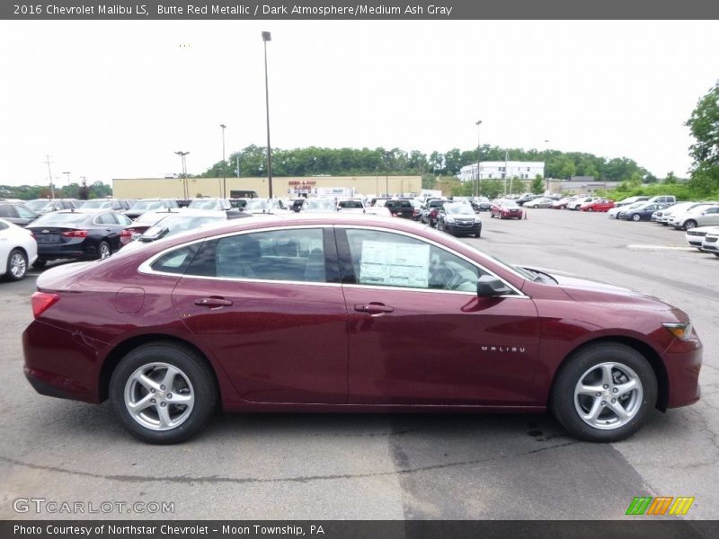 Butte Red Metallic / Dark Atmosphere/Medium Ash Gray 2016 Chevrolet Malibu LS