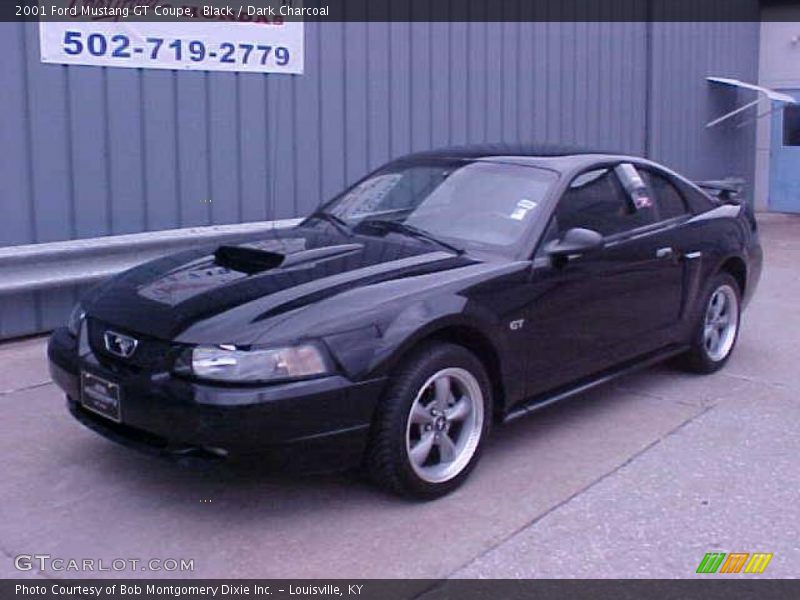 Black / Dark Charcoal 2001 Ford Mustang GT Coupe