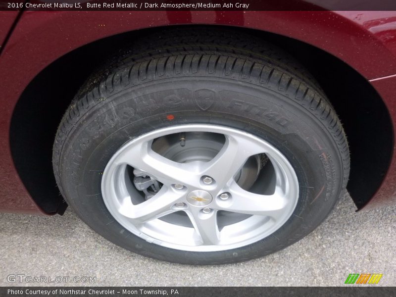 Butte Red Metallic / Dark Atmosphere/Medium Ash Gray 2016 Chevrolet Malibu LS