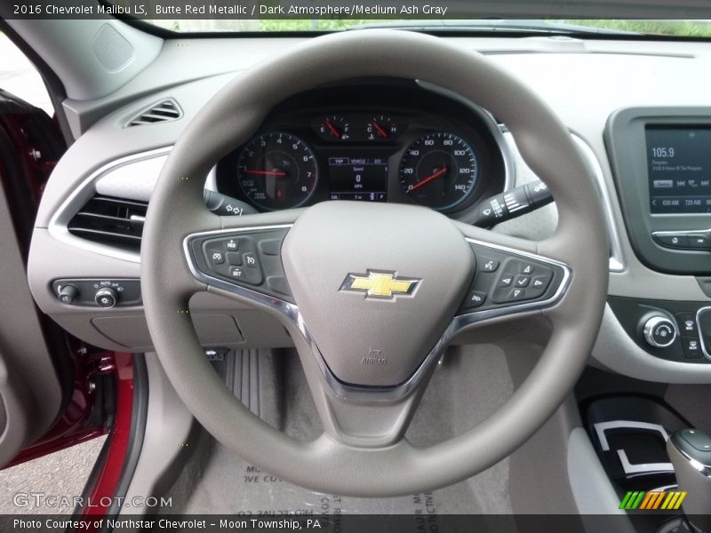 Butte Red Metallic / Dark Atmosphere/Medium Ash Gray 2016 Chevrolet Malibu LS