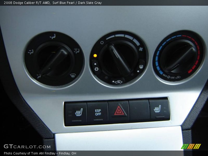 Surf Blue Pearl / Dark Slate Gray 2008 Dodge Caliber R/T AWD