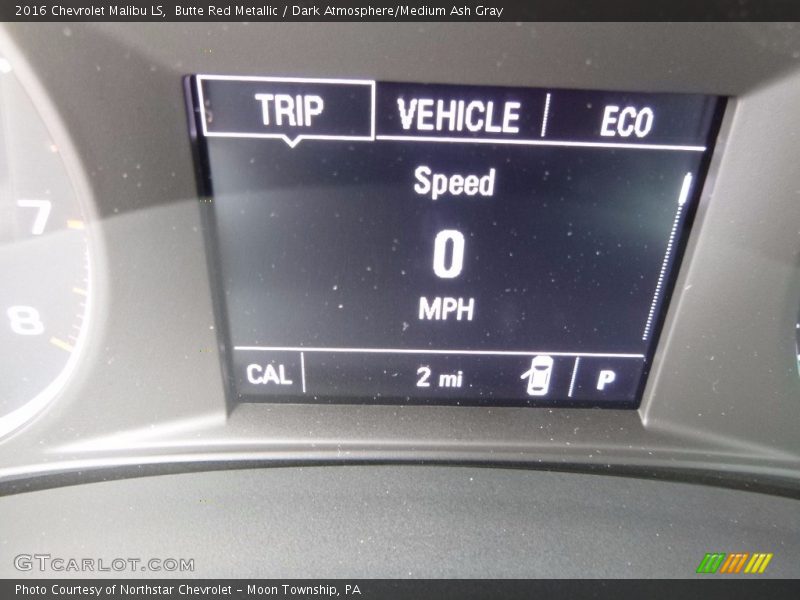 Butte Red Metallic / Dark Atmosphere/Medium Ash Gray 2016 Chevrolet Malibu LS