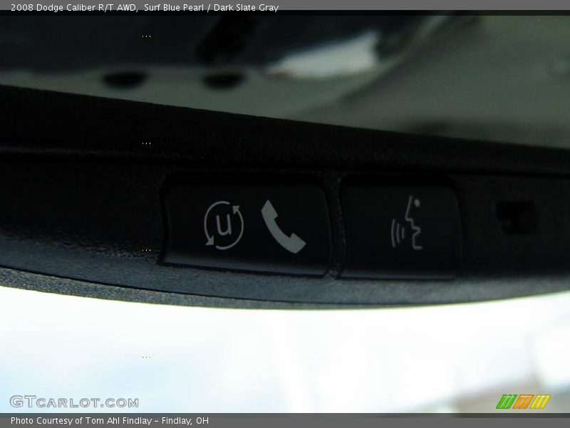 Surf Blue Pearl / Dark Slate Gray 2008 Dodge Caliber R/T AWD