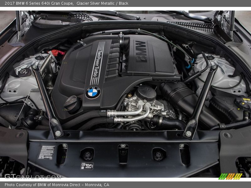  2017 6 Series 640i Gran Coupe Engine - 3.0 Liter DI TwinPower Turbocharged DOHC 24-Valve VVT Inline 6 Cylinder