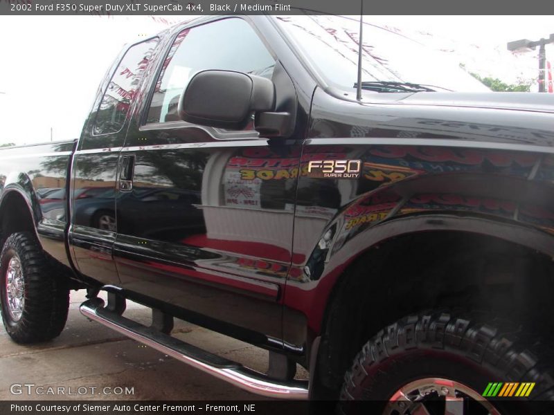 Black / Medium Flint 2002 Ford F350 Super Duty XLT SuperCab 4x4