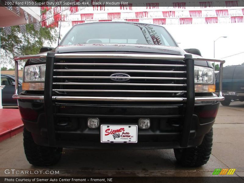 Black / Medium Flint 2002 Ford F350 Super Duty XLT SuperCab 4x4