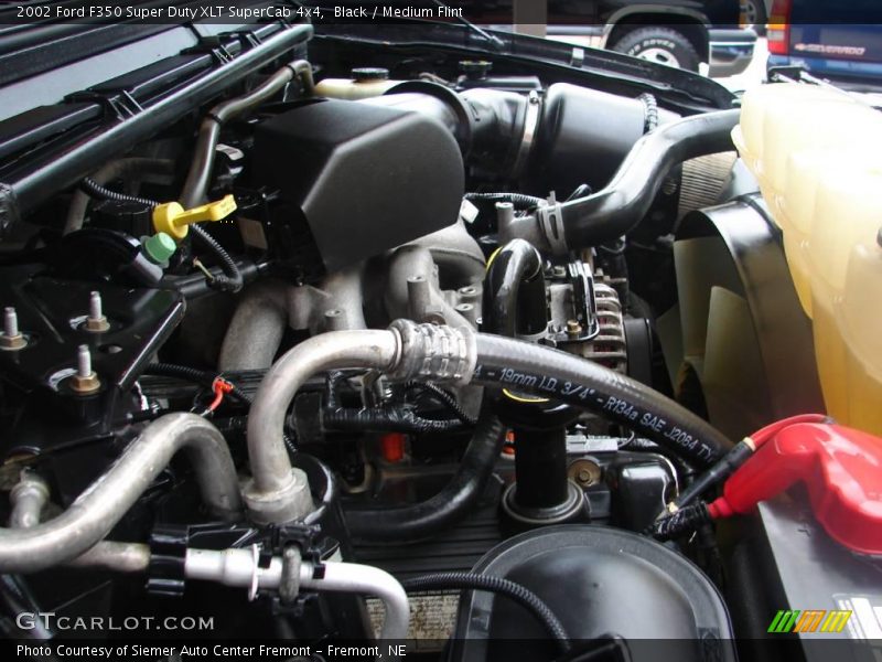 Black / Medium Flint 2002 Ford F350 Super Duty XLT SuperCab 4x4