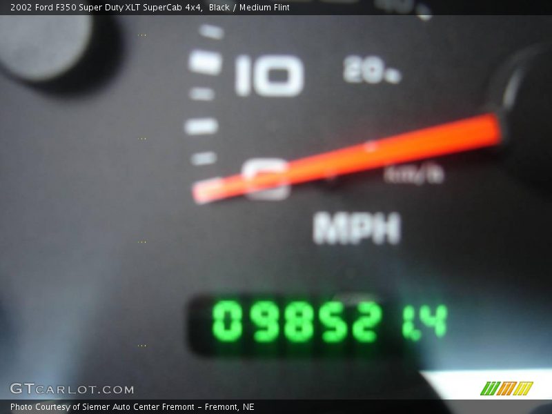 Black / Medium Flint 2002 Ford F350 Super Duty XLT SuperCab 4x4
