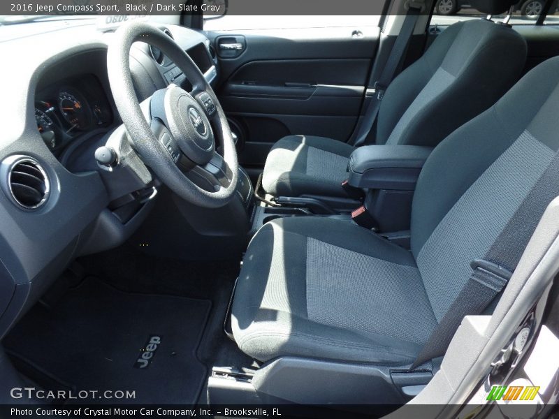 Black / Dark Slate Gray 2016 Jeep Compass Sport