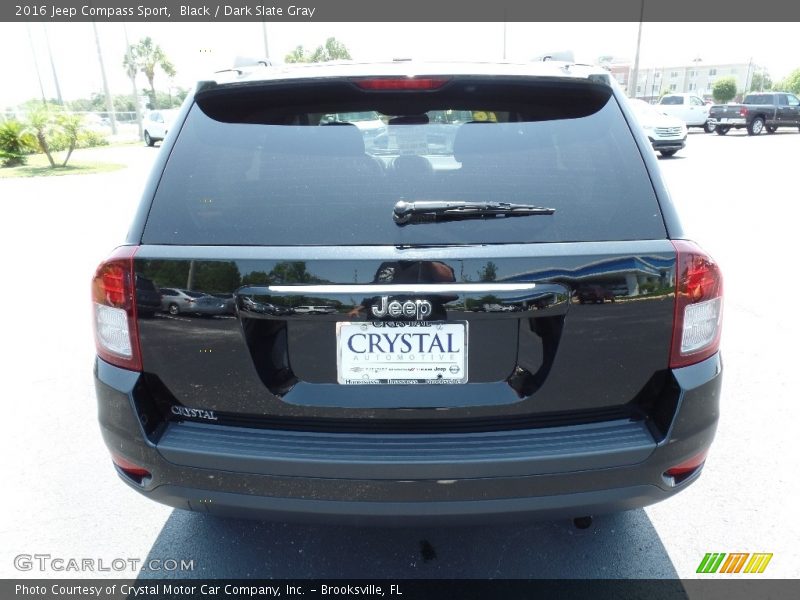 Black / Dark Slate Gray 2016 Jeep Compass Sport