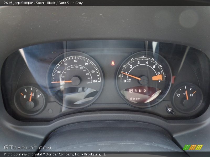 Black / Dark Slate Gray 2016 Jeep Compass Sport