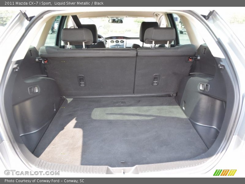 Liquid Silver Metallic / Black 2011 Mazda CX-7 i Sport