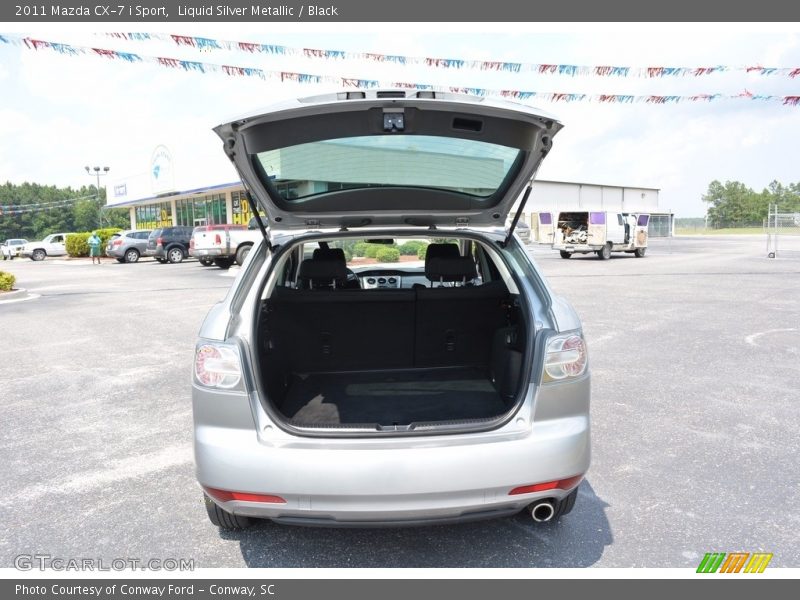 Liquid Silver Metallic / Black 2011 Mazda CX-7 i Sport