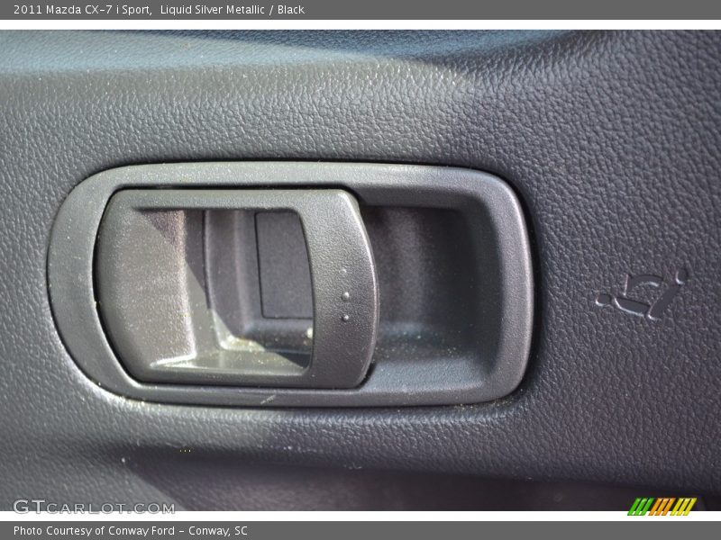 Liquid Silver Metallic / Black 2011 Mazda CX-7 i Sport