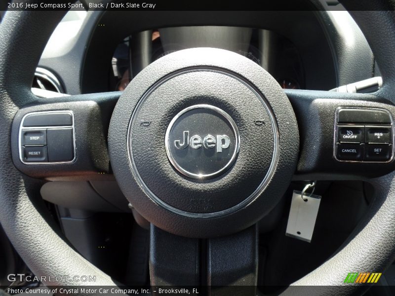 Black / Dark Slate Gray 2016 Jeep Compass Sport