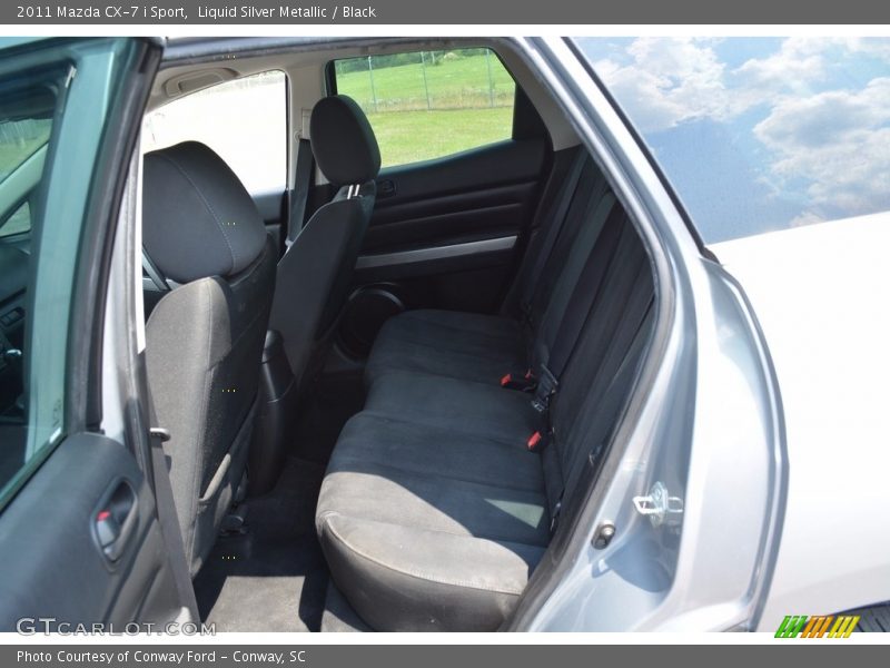Liquid Silver Metallic / Black 2011 Mazda CX-7 i Sport