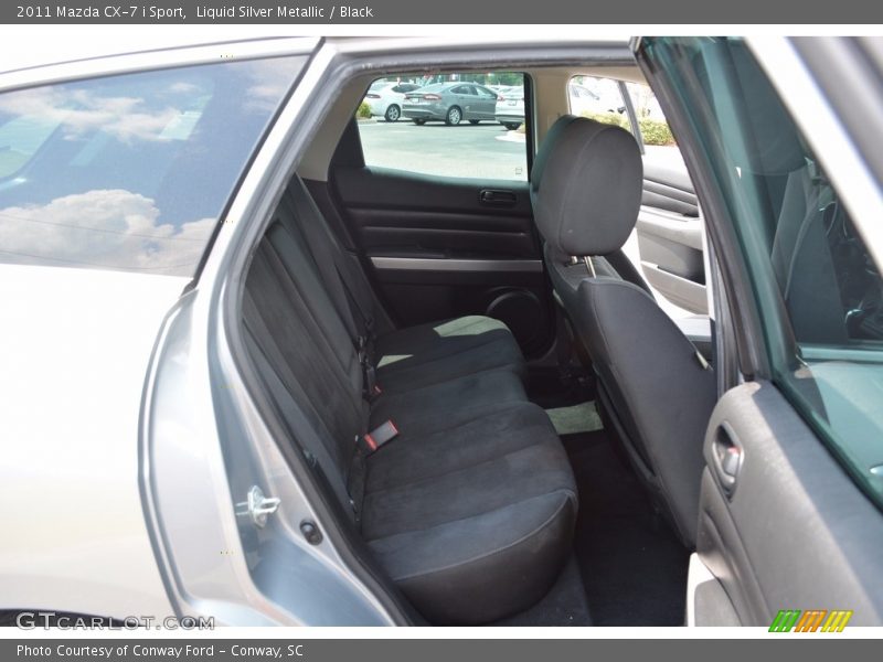 Liquid Silver Metallic / Black 2011 Mazda CX-7 i Sport