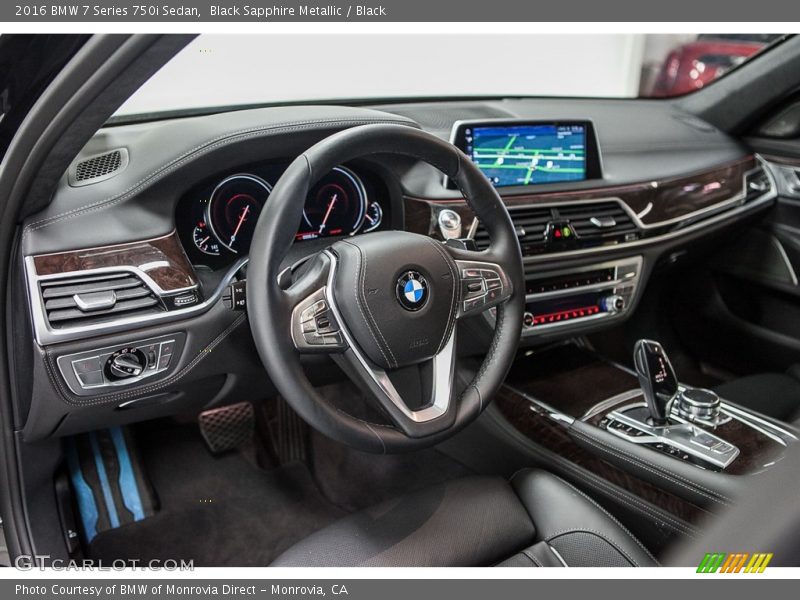 Black Sapphire Metallic / Black 2016 BMW 7 Series 750i Sedan