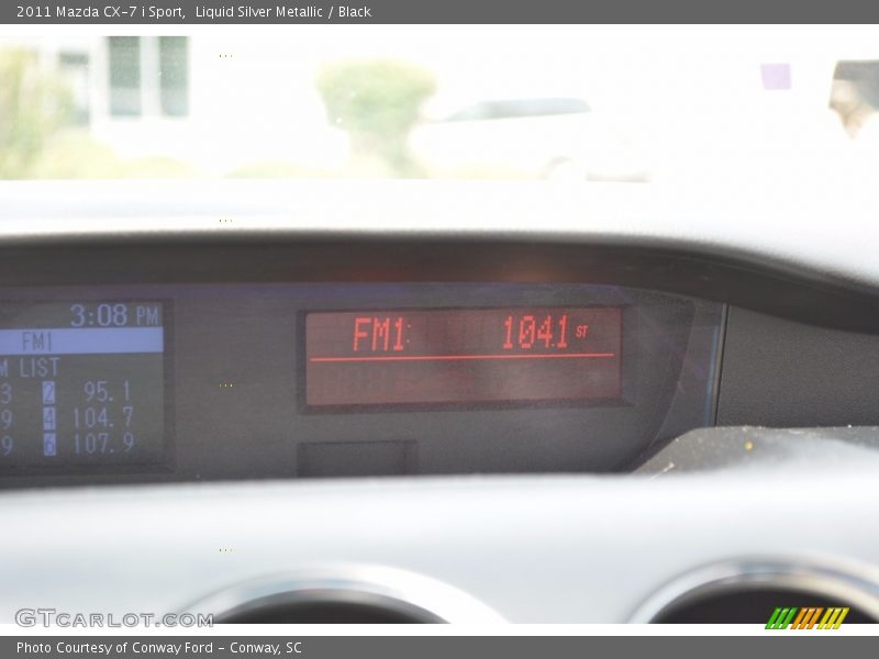 Liquid Silver Metallic / Black 2011 Mazda CX-7 i Sport