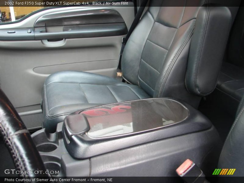 Black / Medium Flint 2002 Ford F350 Super Duty XLT SuperCab 4x4