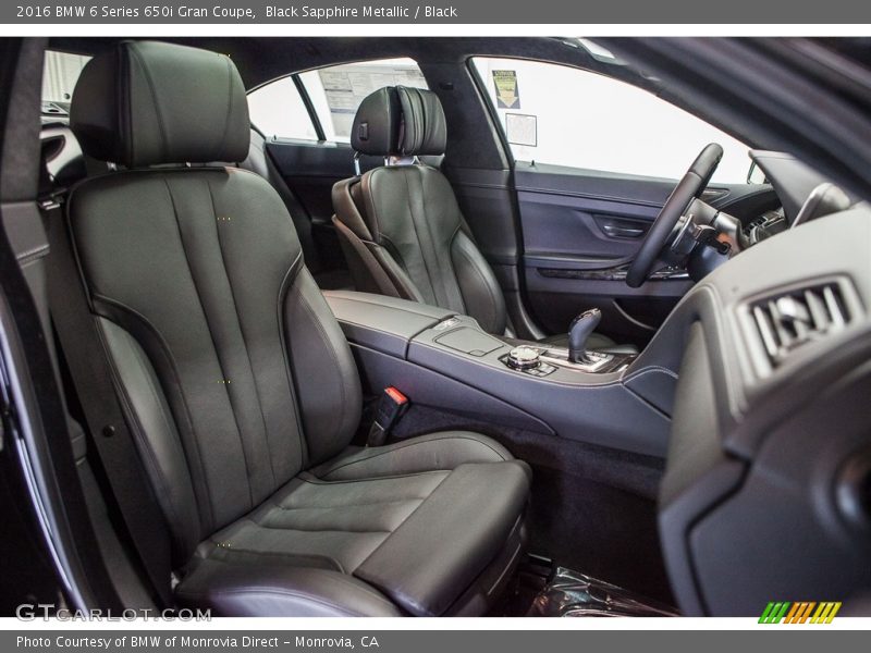 Black Sapphire Metallic / Black 2016 BMW 6 Series 650i Gran Coupe