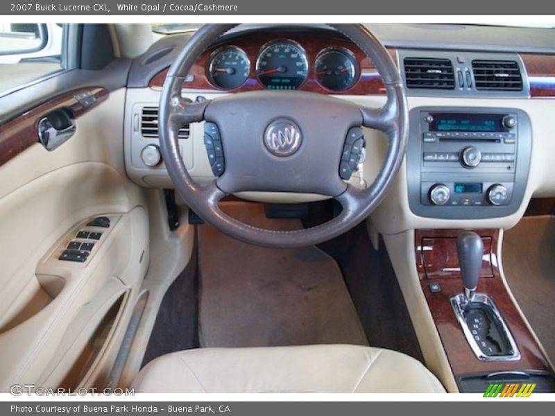 White Opal / Cocoa/Cashmere 2007 Buick Lucerne CXL