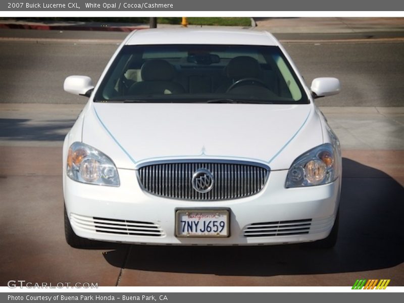 White Opal / Cocoa/Cashmere 2007 Buick Lucerne CXL