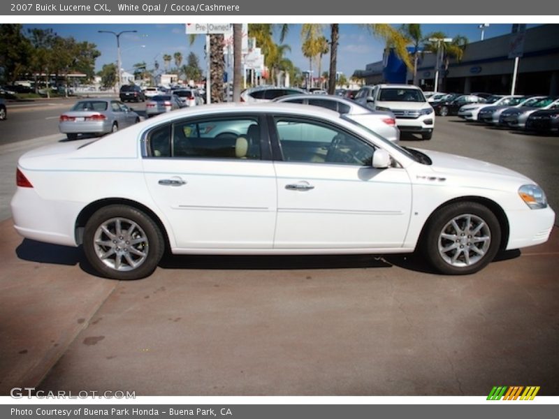 White Opal / Cocoa/Cashmere 2007 Buick Lucerne CXL