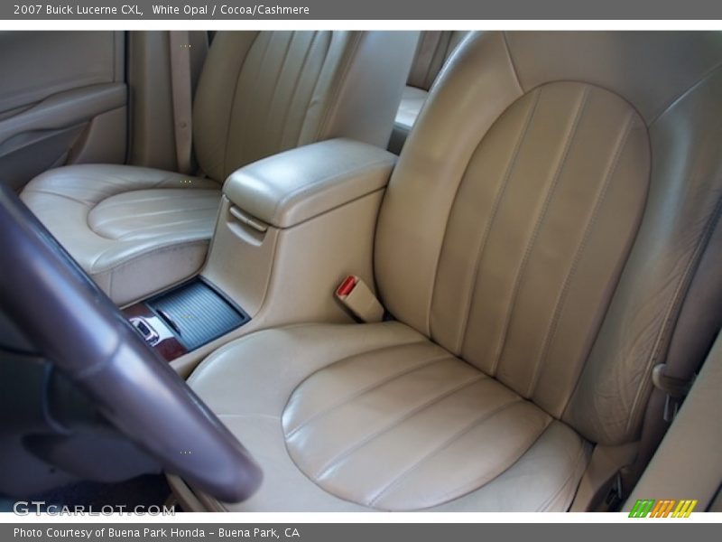 White Opal / Cocoa/Cashmere 2007 Buick Lucerne CXL