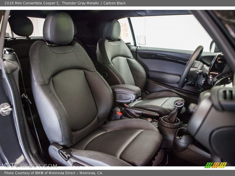  2016 Convertible Cooper S Carbon Black Interior