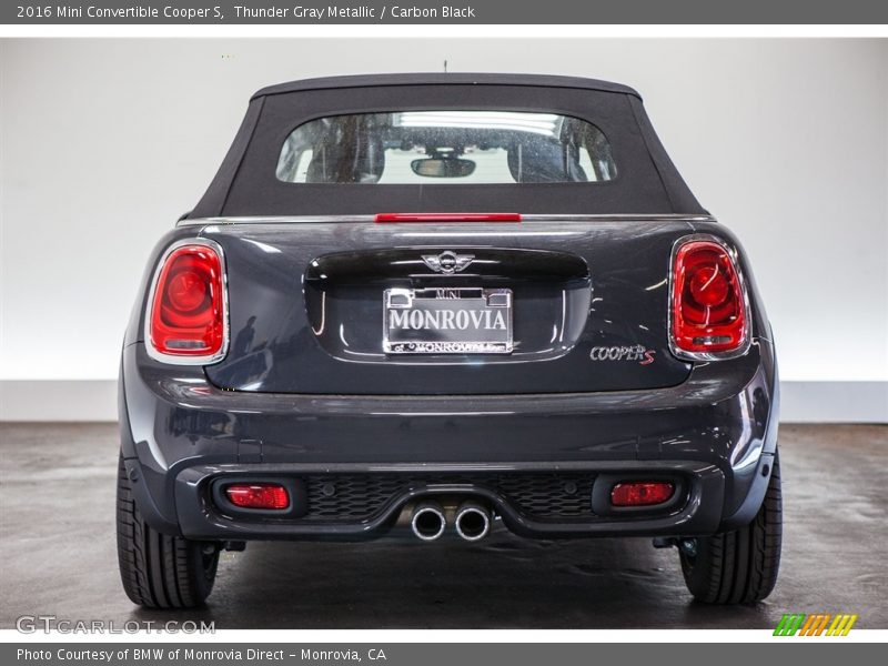 Thunder Gray Metallic / Carbon Black 2016 Mini Convertible Cooper S