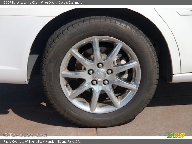 White Opal / Cocoa/Cashmere 2007 Buick Lucerne CXL