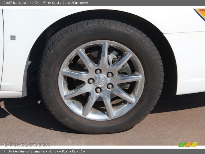 White Opal / Cocoa/Cashmere 2007 Buick Lucerne CXL