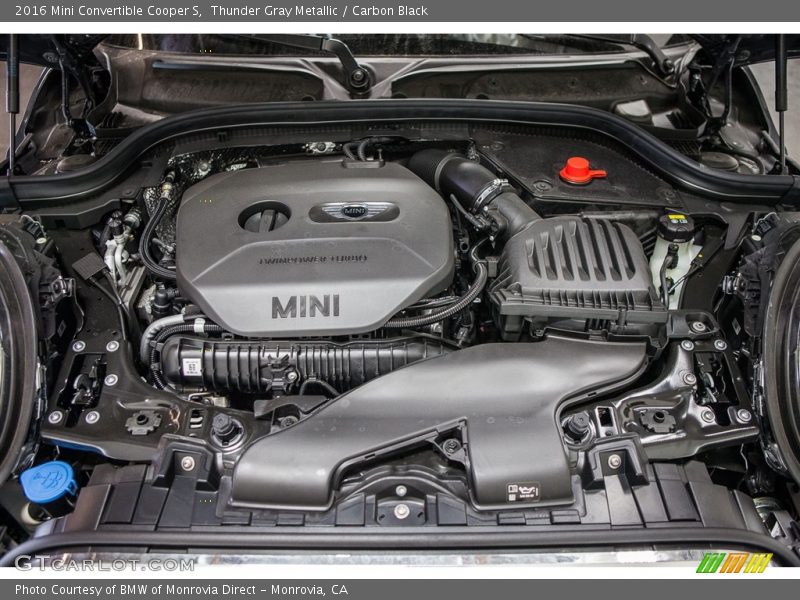 Thunder Gray Metallic / Carbon Black 2016 Mini Convertible Cooper S