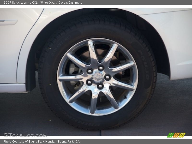White Opal / Cocoa/Cashmere 2007 Buick Lucerne CXL