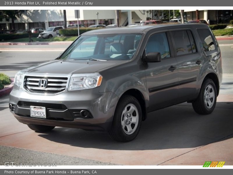 Polished Metal Metallic / Gray 2013 Honda Pilot LX
