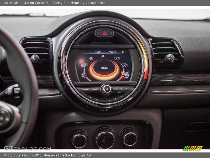 Blazing Red Metallic / Carbon Black 2016 Mini Clubman Cooper S