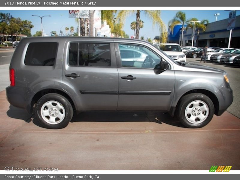 Polished Metal Metallic / Gray 2013 Honda Pilot LX