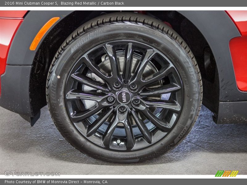 Blazing Red Metallic / Carbon Black 2016 Mini Clubman Cooper S