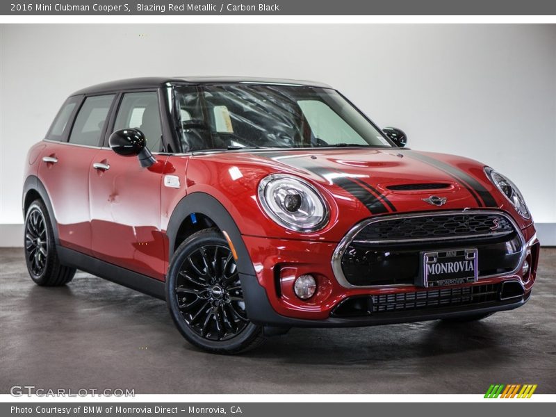 Blazing Red Metallic / Carbon Black 2016 Mini Clubman Cooper S