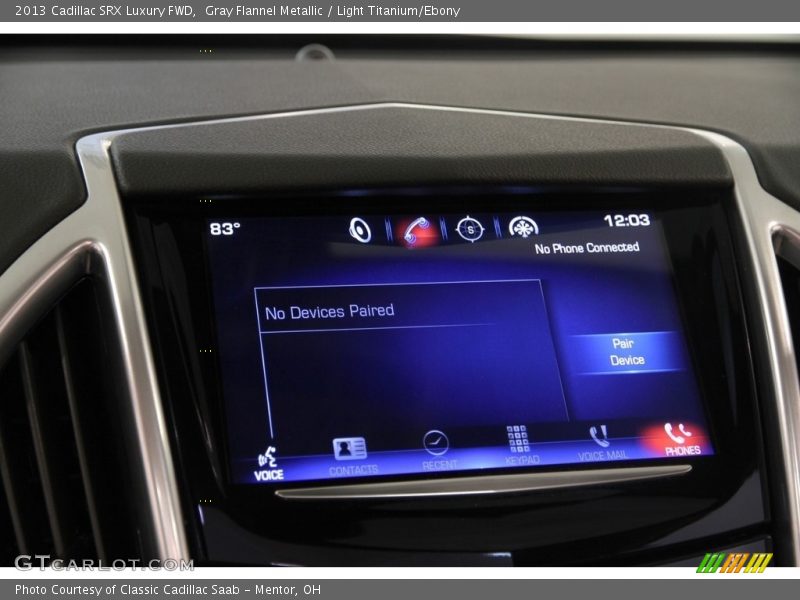 Gray Flannel Metallic / Light Titanium/Ebony 2013 Cadillac SRX Luxury FWD