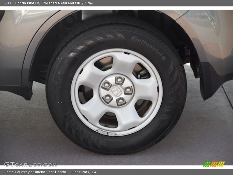 Polished Metal Metallic / Gray 2013 Honda Pilot LX