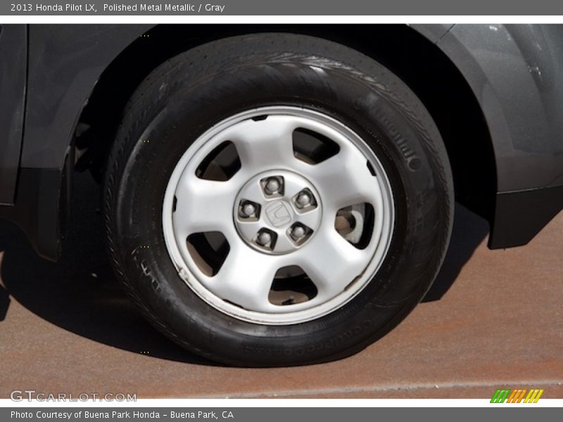 Polished Metal Metallic / Gray 2013 Honda Pilot LX