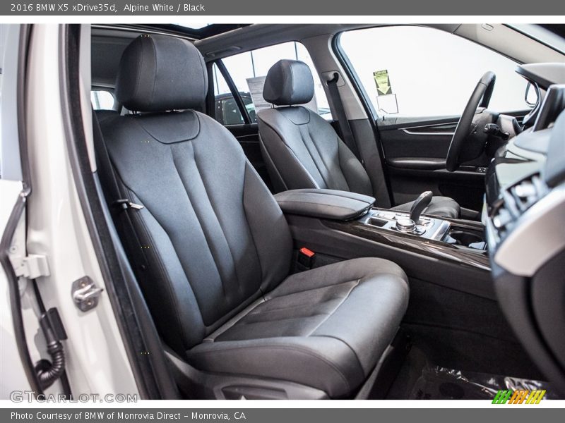 Alpine White / Black 2016 BMW X5 xDrive35d